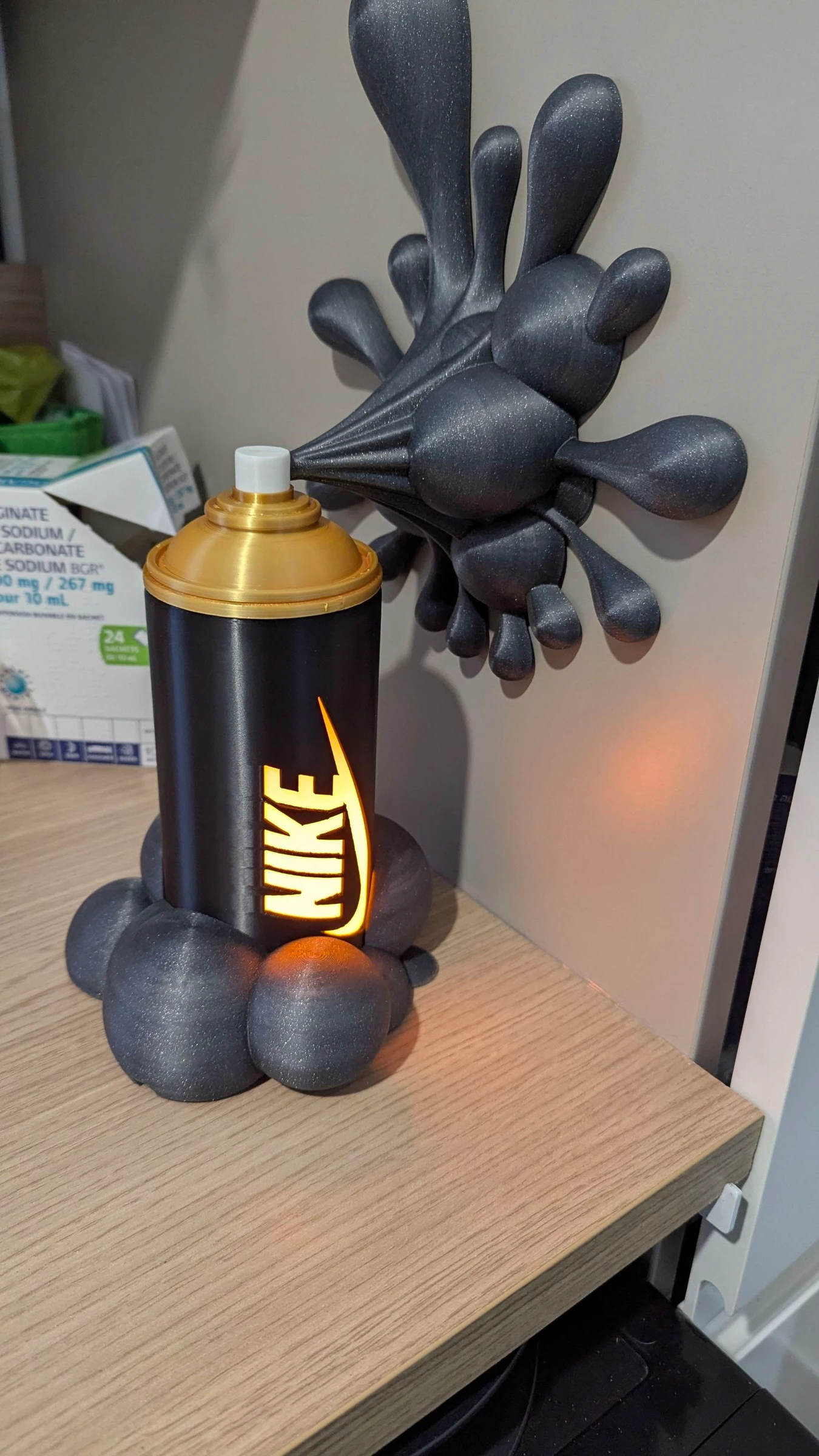 Modern Nike LED lamp – photo 3